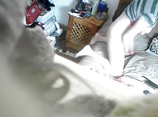 Caught Masturbating On Hidden Cam